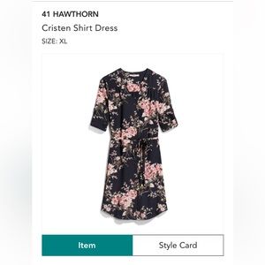 41 Hawthorn Cristen Shirt Dress. Never been worn with tags.